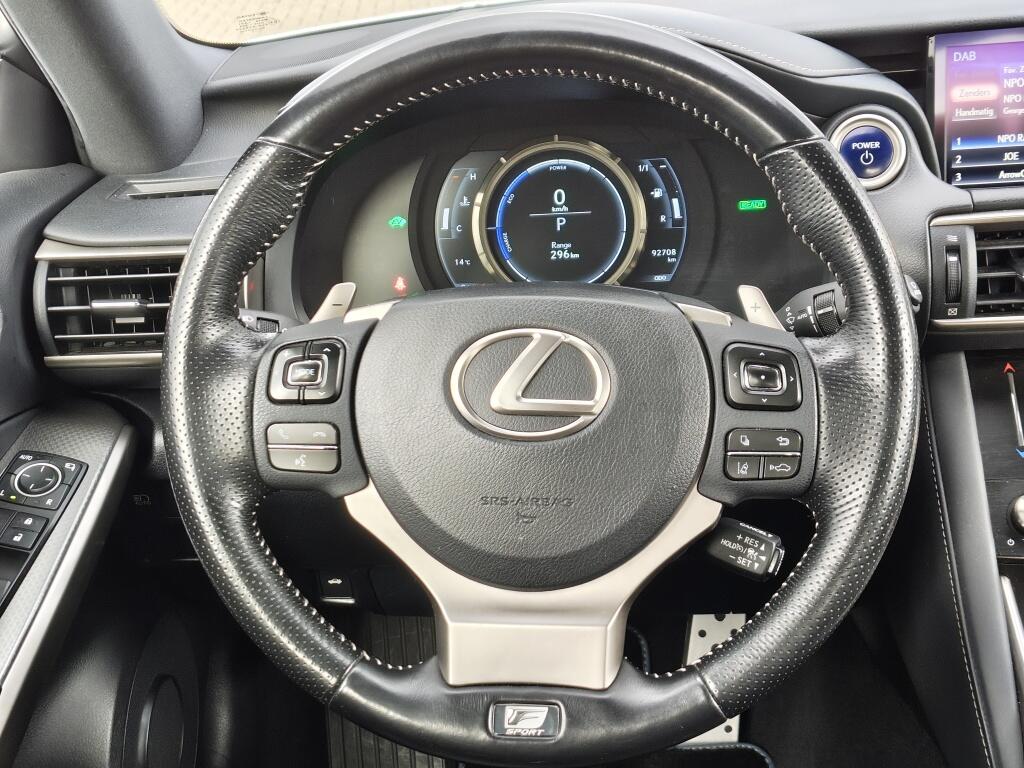 Lexus IS 300h Hybrid F-Sport Line | Navi | Dashcam v/a | Leder | - Image 9