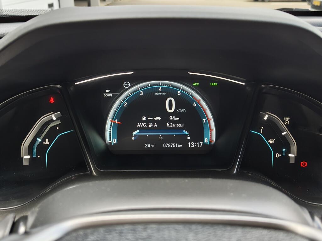 Honda Civic 1.0 i-VTEC Elegance | Sensoren v/a | Stoelverwarming | Navi - Image 10
